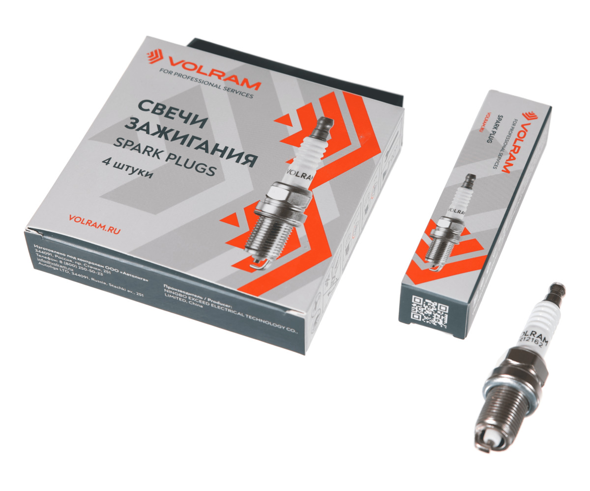 Свеча зажигания peugeot 205 1.4, 1.6 87-98/405 1.6 87-92, renault clio 1.2, 1.4 90-98, () - VOLRAM VR12162