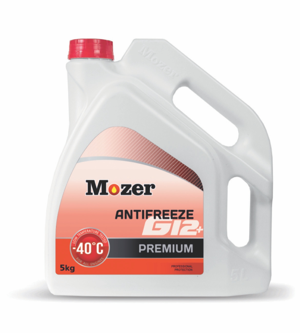 Антифриз g12+premium красный 5кг - MOZER 4606451
