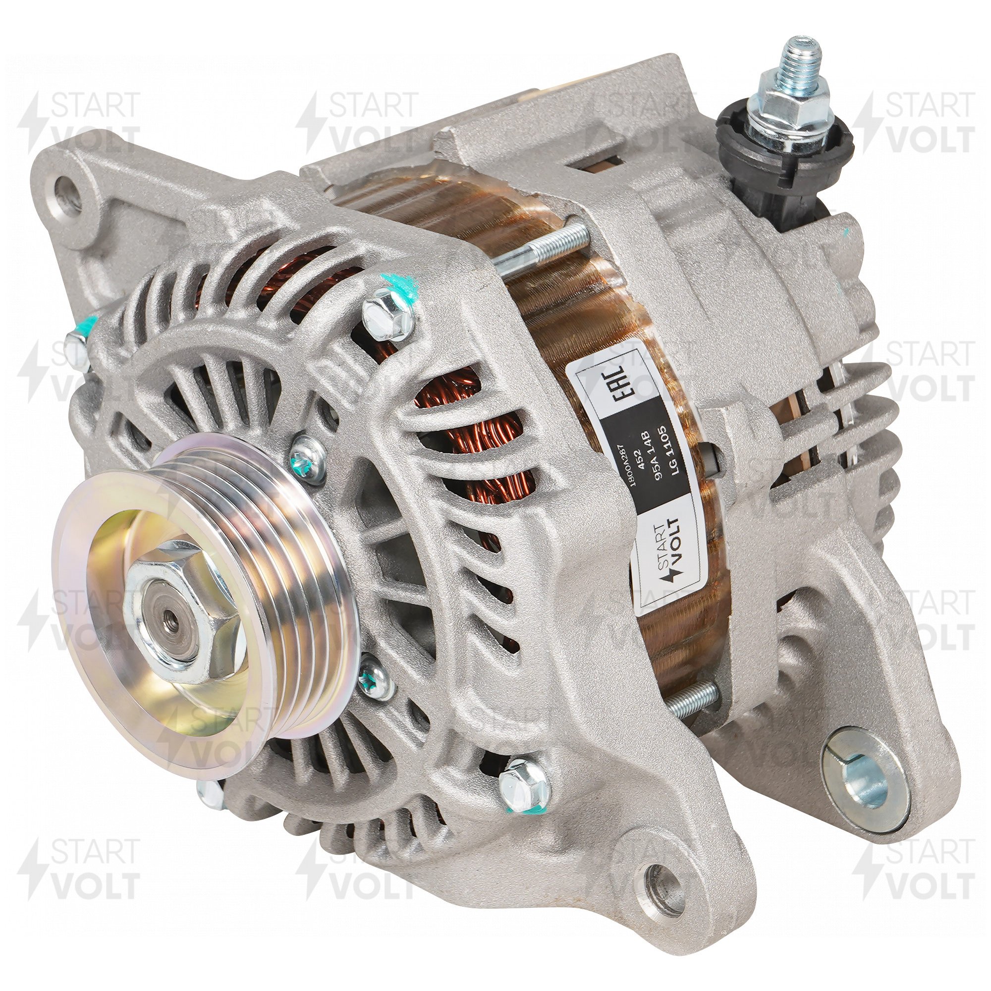 Генератор для а/м Mitsubishi ASX (10-)/Lancer x (07-) 1.6i 95A - STARTVOLT LG 1105