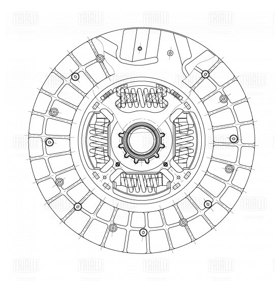 Диск сцеп. для а/м Toyota Rav4 (06-) 2.0i (ведом.) - Trialli FD 1916