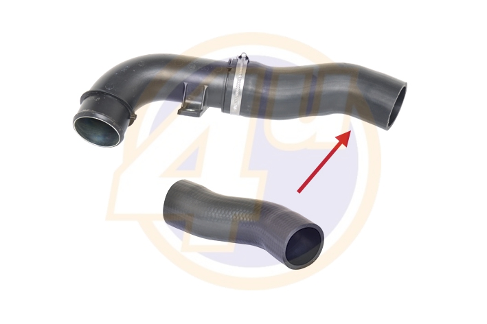 Патрубок интеркулера правый PGT boxer iii/cit jumper iii/fiat ducato iii/iv 06- - 4U 4UTH014835