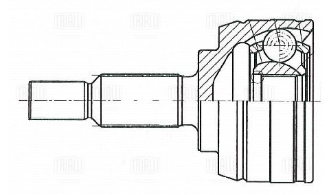 Шрус для а/м Renault Duster II (21-) 1.6i 6MT 4WD (наруж. перед.) | перед | - Trialli GO 0917
