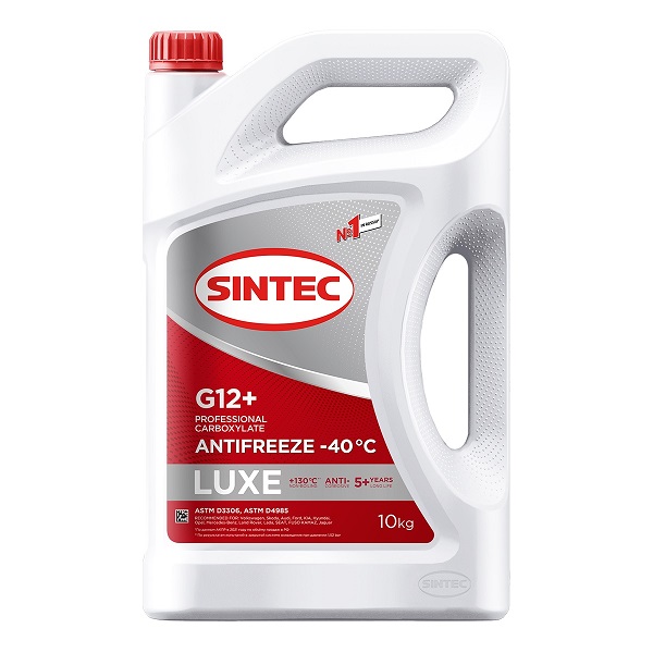 Антифриз Sintec LUX красный g12+ (-40) 10 кг - SINTEC 614504