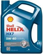 Масло моторное Helix HX7 5w-40 4л. - Shell 550070319