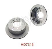 Диск тормозной задний toyota: land cruiser 100 98-, lexus: lx470 98-07 - HSB HD7316
