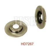 Диск тормозной передний audi: 80 75-78, 80 78-86, coupe 80-88, seat: cordoba 93-99, cordoba Vario 96-99, ibiza II 93-99, toledo i 91-99, VW: caddy i 82-92 - HSB HD7267