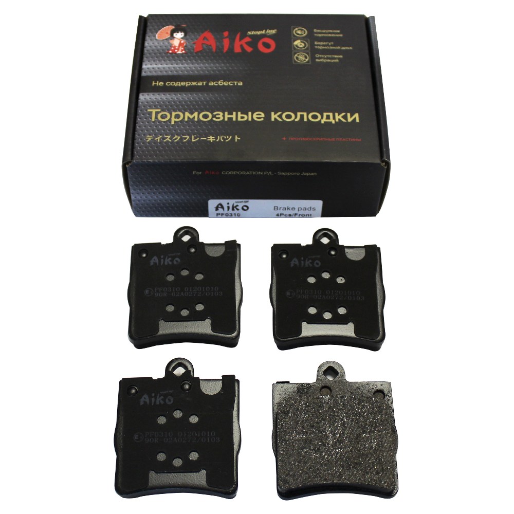 Колодка тормозные дисковые зад - Aiko PF0310