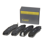 Колодки тормозные дисковые передние - GANZ GIJ09200