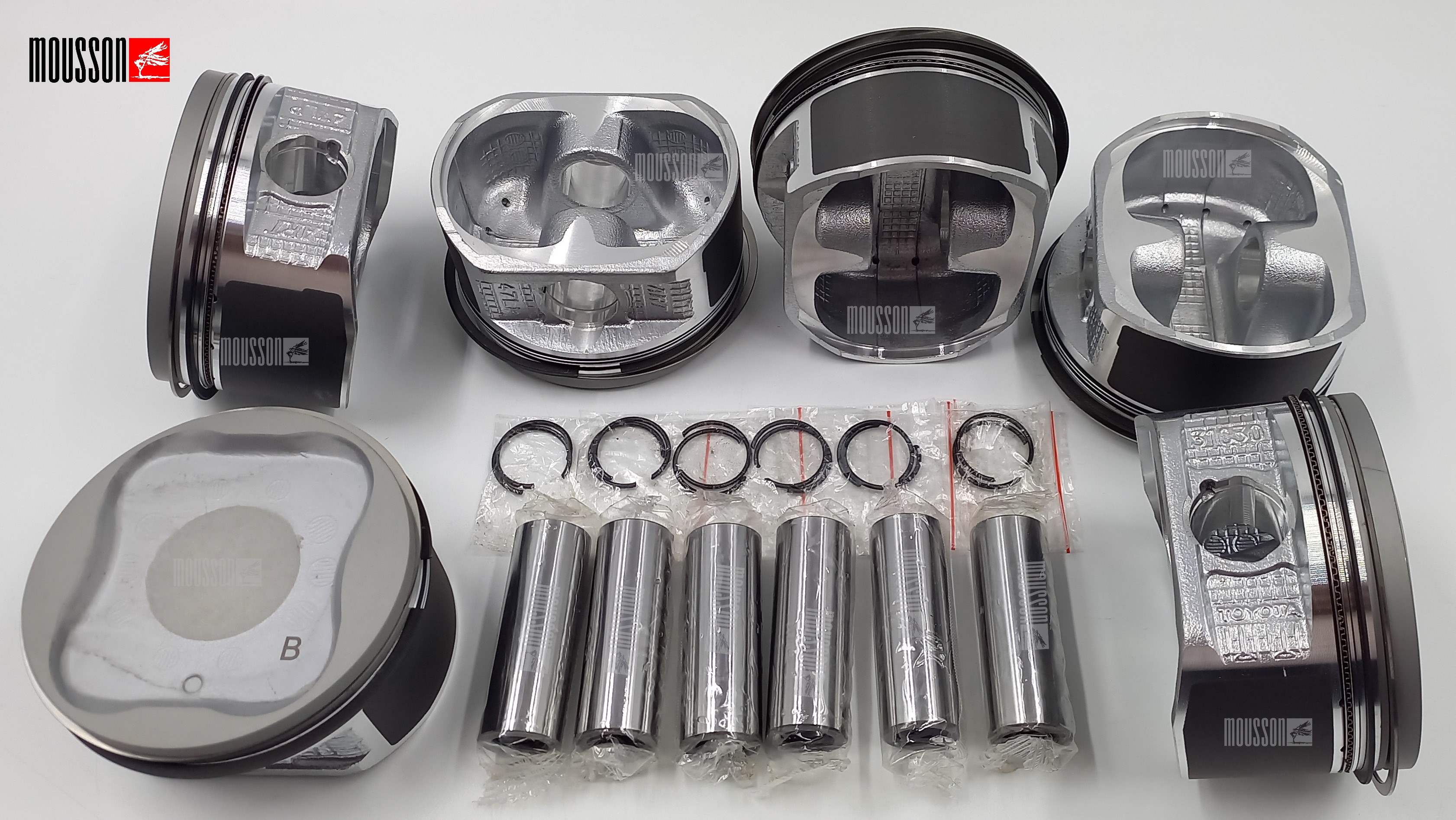 Поршень кольца комплект Toyota 4.0l 1gr-fe на 1 цилиндр - Mousson SPR1GRFESTD