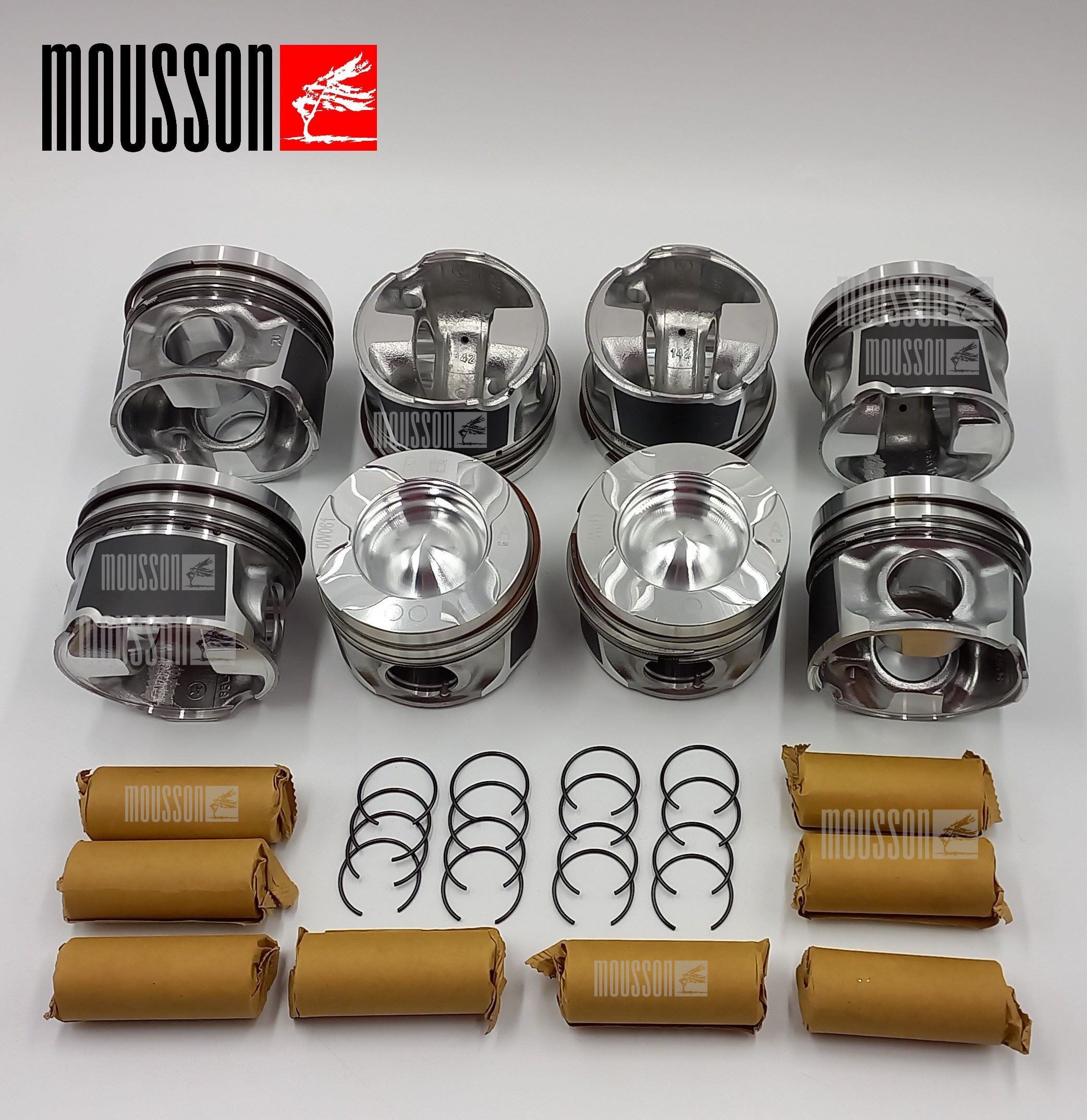 Поршень кольца ремонтные +0,5мм комплект Toyota 4,5td 1vd-ftv на 1 цилиндр - Mousson SPR1VDFTV050