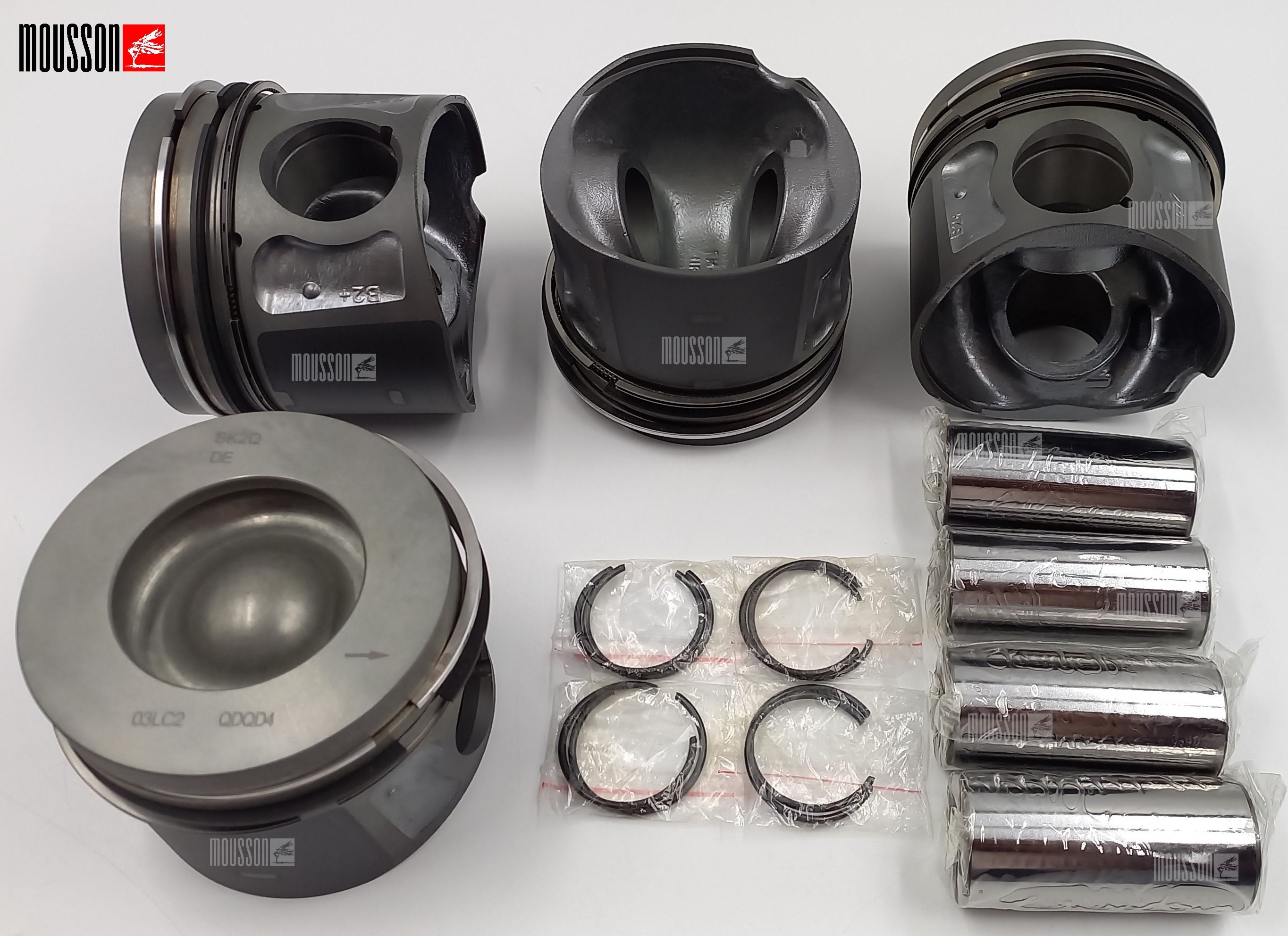 Поршень кольца комплект Ford 2,2TDCi на 1 цилиндр - Mousson SPRP4ATSTD