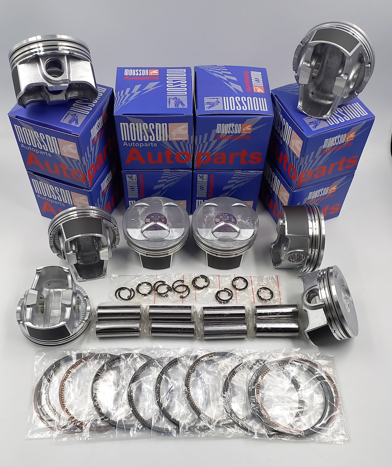 Поршень кольца ремонтные +0,5мм комплект Nissan 5,6l vk56vd на 1 цилиндр - Mousson SPRVK56VD050