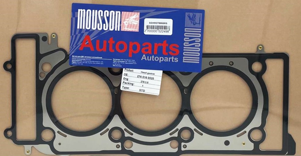 Прокладка ГБЦ Mercedes m276.955 RH металл - Mousson SGHM276955RS