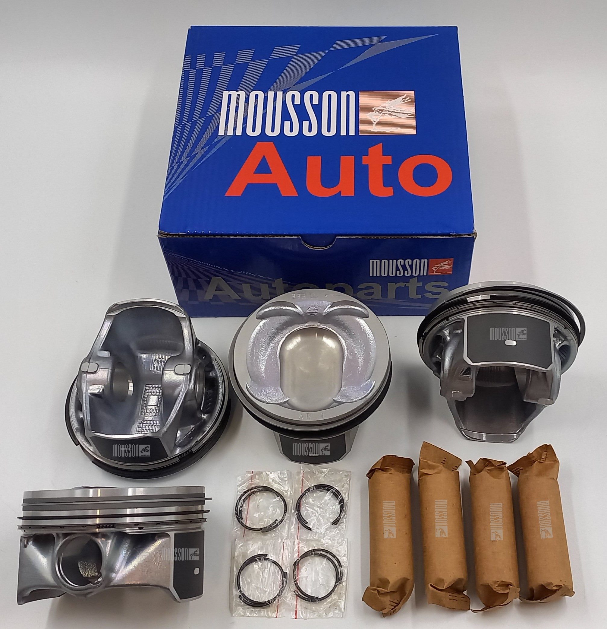 Поршень кольца комплект Ford 2,0l (87,5*12,*1,5*2,0) на 1 цилиндр (203hp) - Mousson SPRTNBASTD