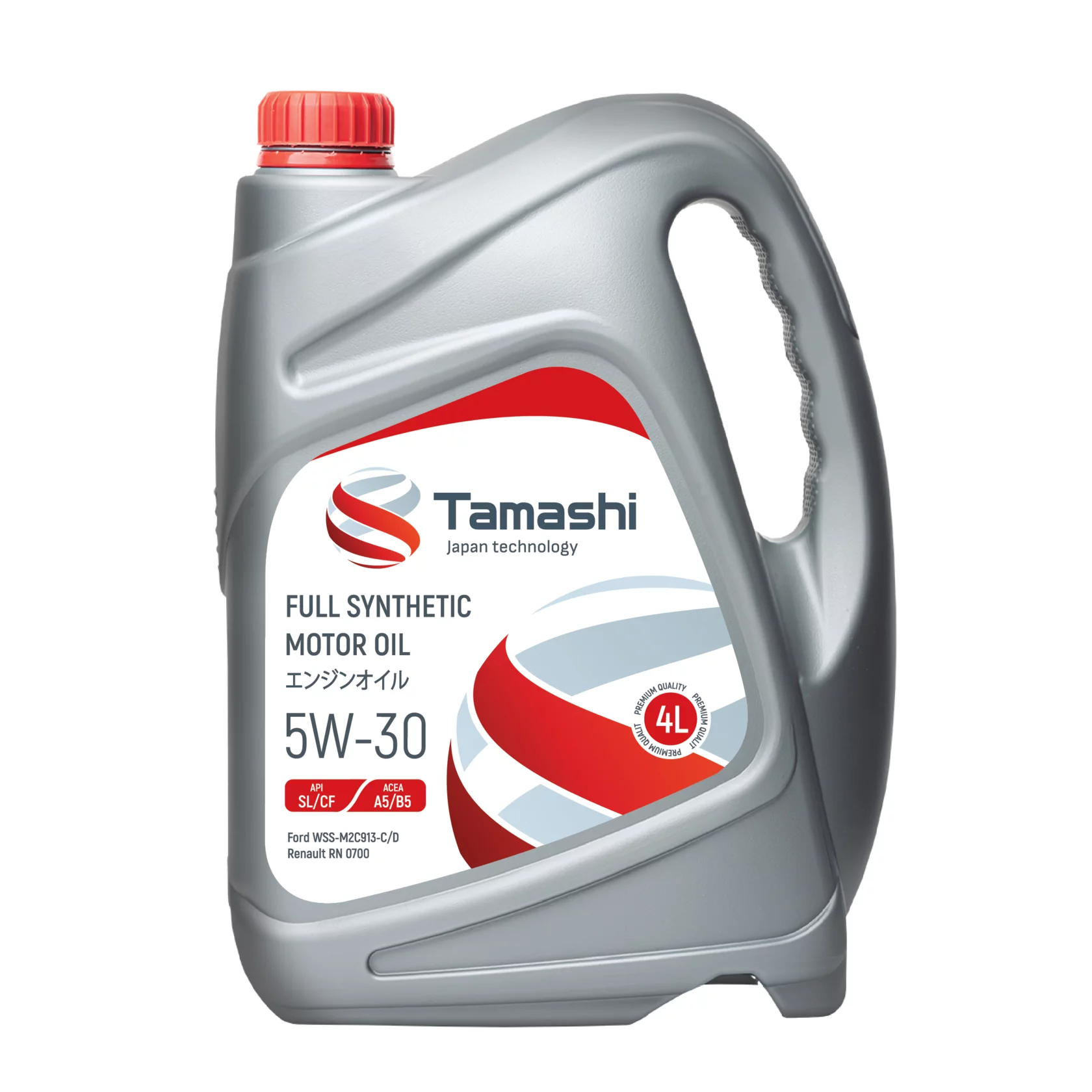 5w-30 4L API sl/cf, acea a5/b5 (ford wss-m2c913-c/d, RN 0700) масло моторное синтетическое - TAMASHI 5W30T034