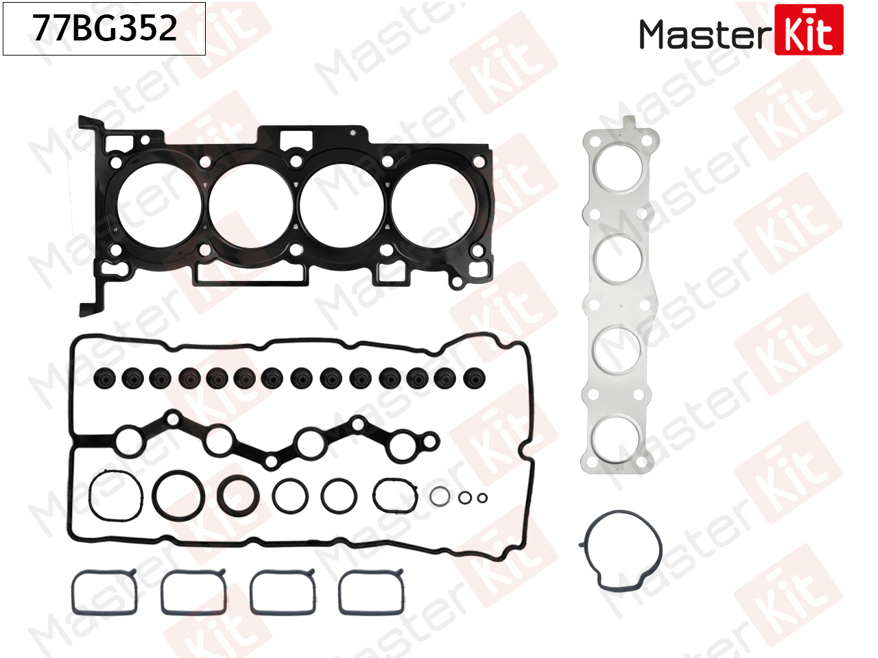 Комплект прокладок головки блока цилиндров - Master KiT 77BG352