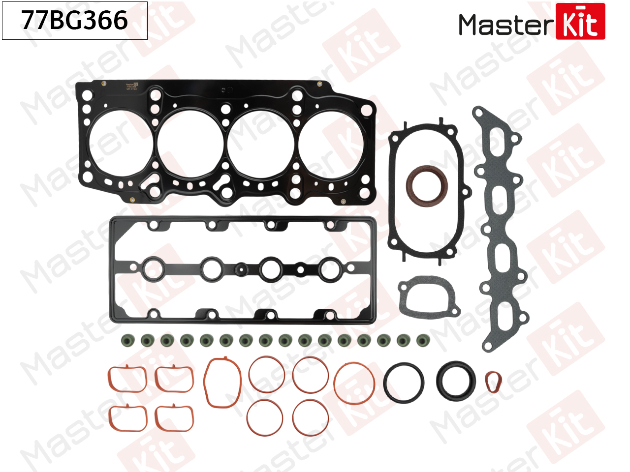 Комплект прокладок головки блока цилиндров - Master KiT 77BG366