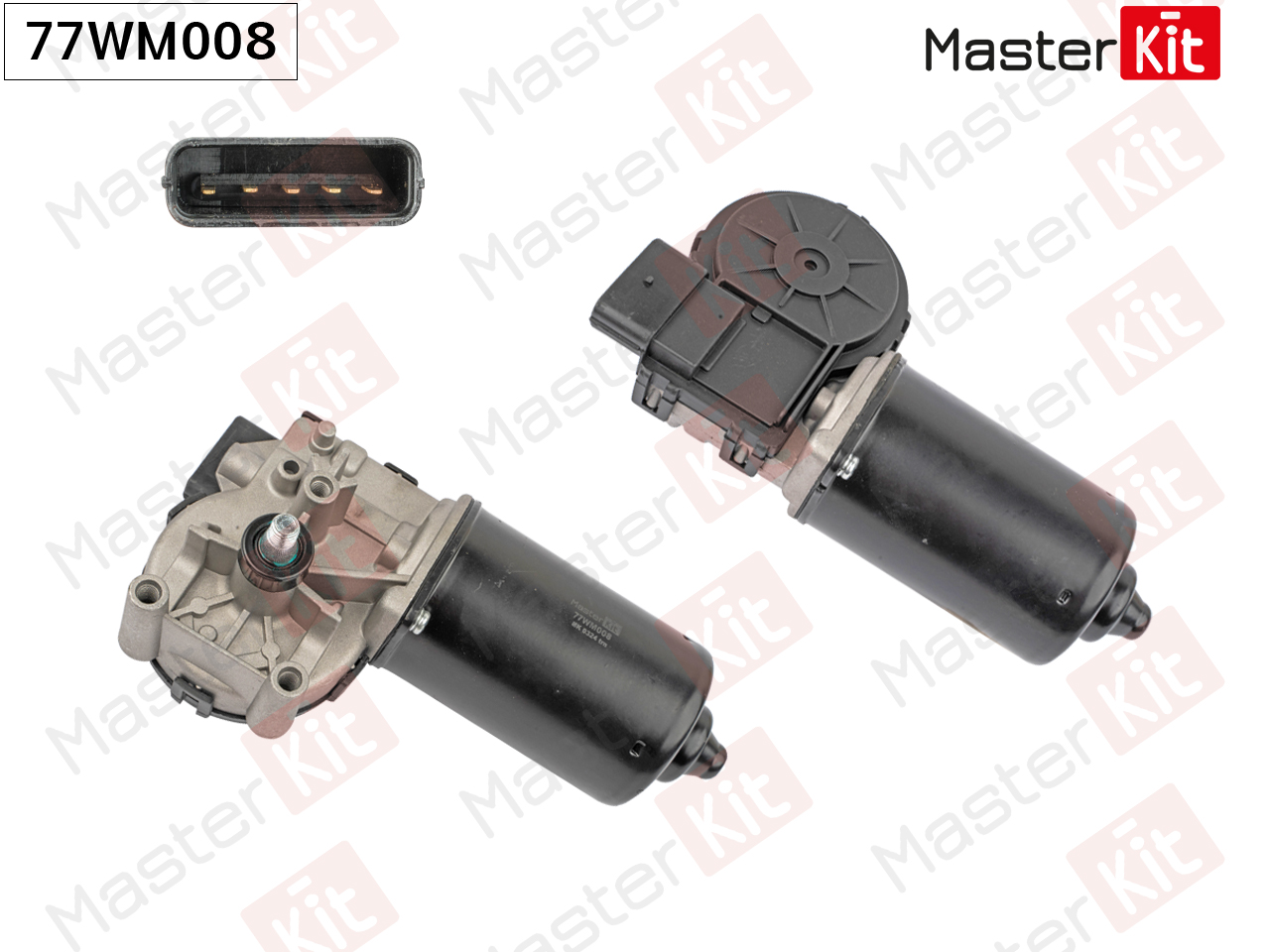 Мотор стеклоочистителя | перед | - Master KiT 77WM008