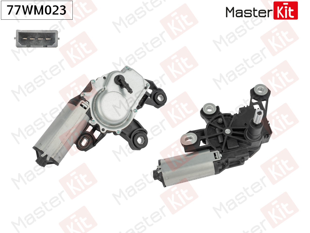 Мотор стеклоочистителя | зад | - Master KiT 77WM023