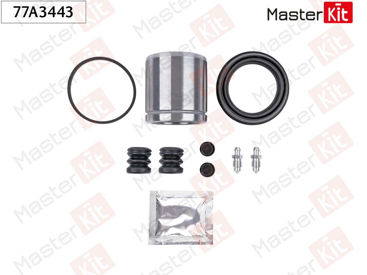 Ремкомплект тормозного суппорта + поршень - Master KiT 77A3443