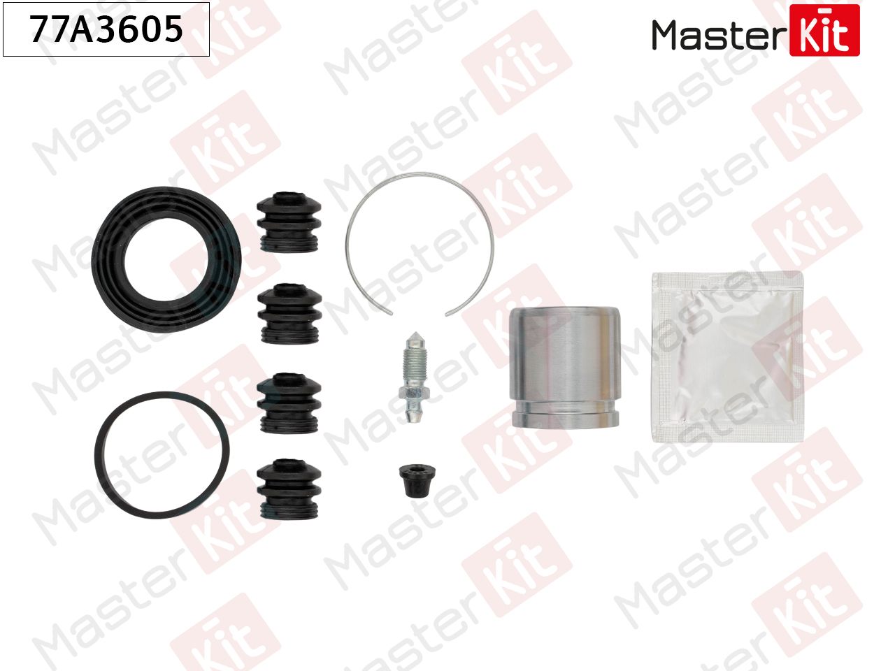Ремкомплект тормозного суппорта + поршень - Master KiT 77A3605