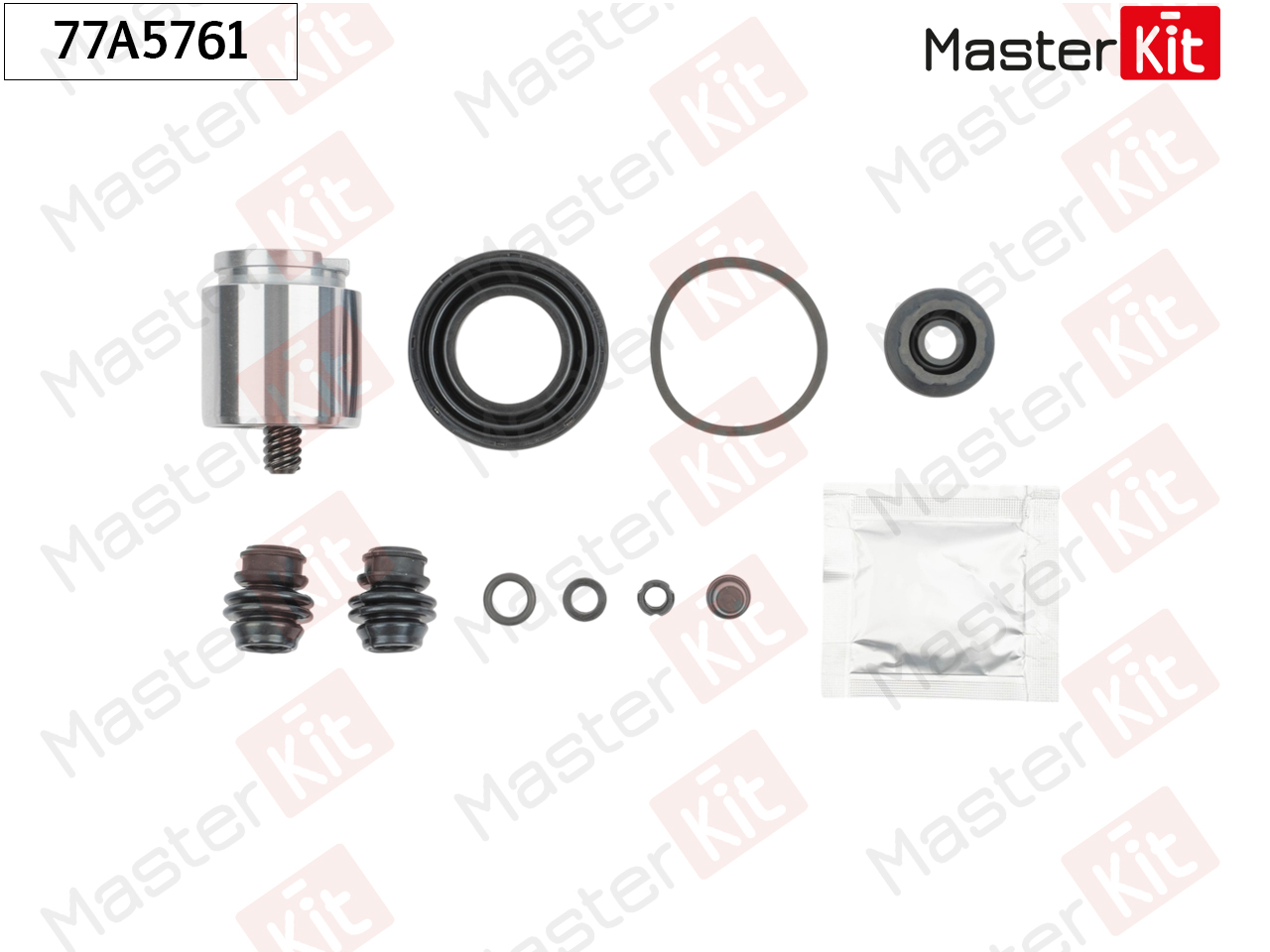 Ремкомплект тормозного суппорта+поршень с механизмом - Master KiT 77A5761