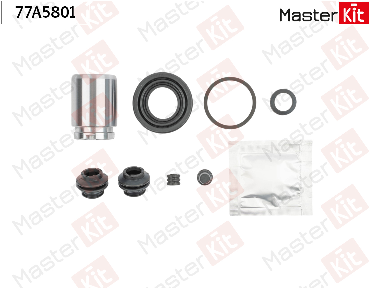 Ремкомплект тормозного суппорта + поршень - Master KiT 77A5801