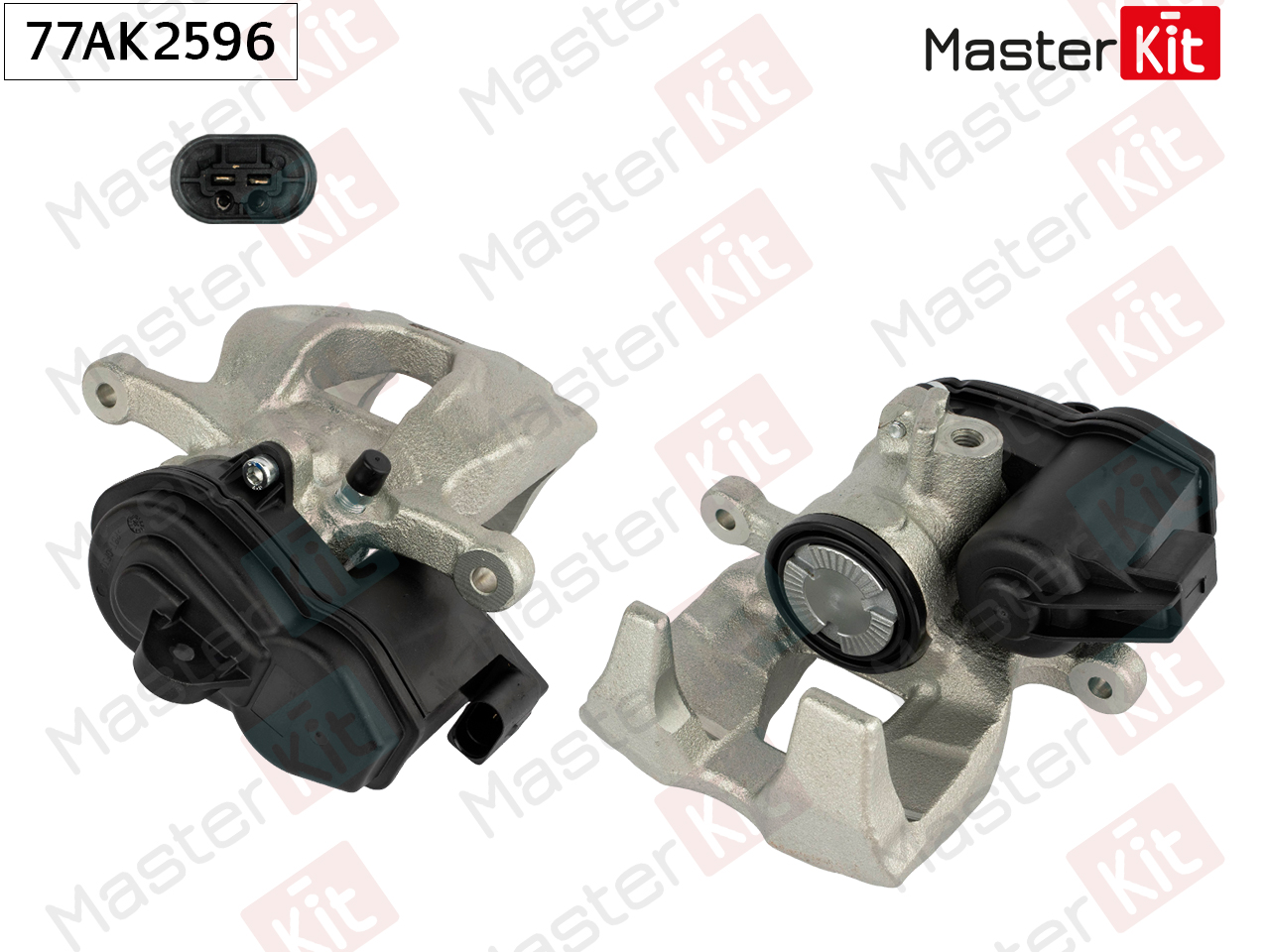 Суппорт тормозной | зад прав | - Master KiT 77AK2596