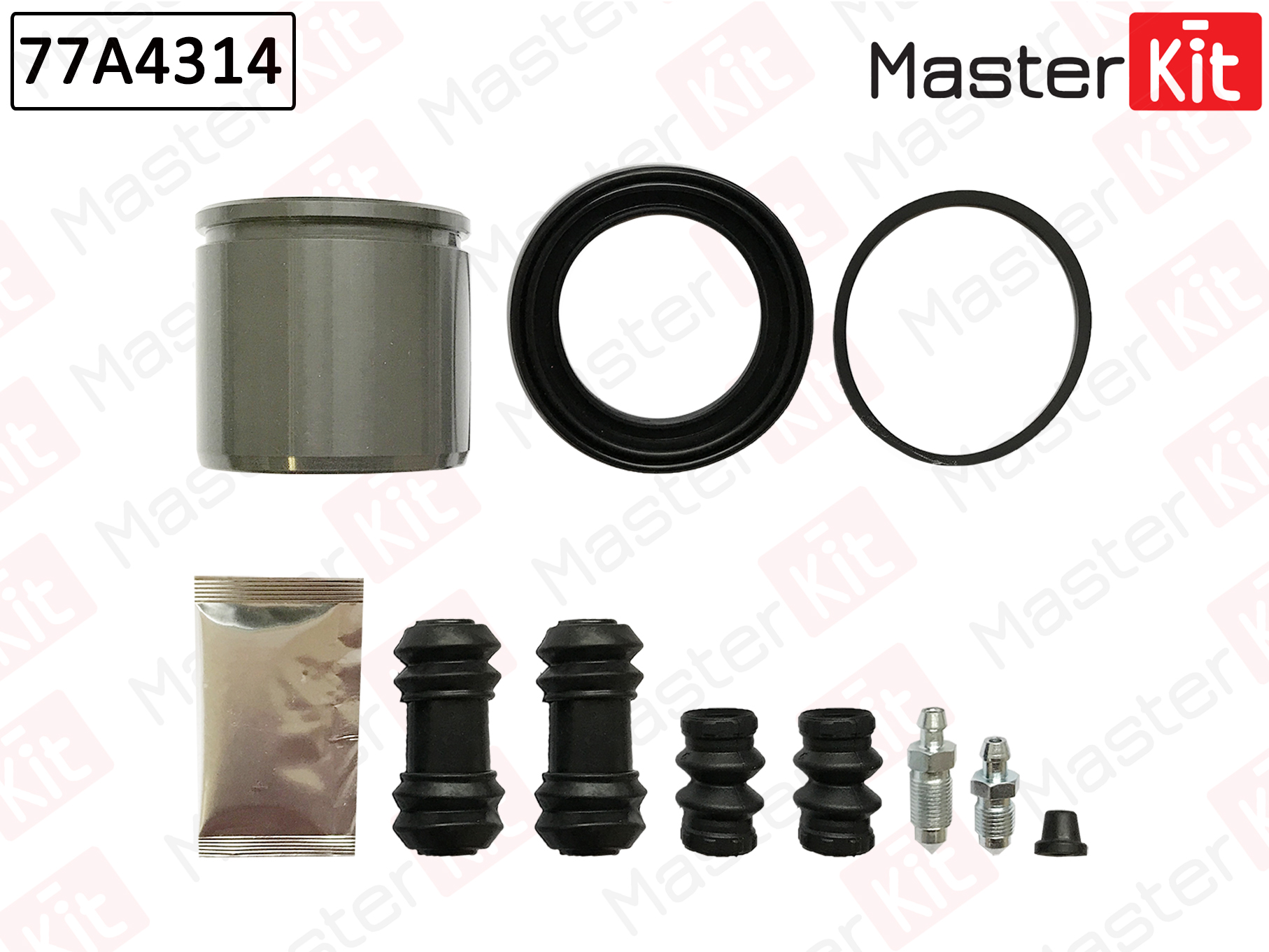 Ремкомплект тормозного суппорта + поршень - Master KiT 77A4314