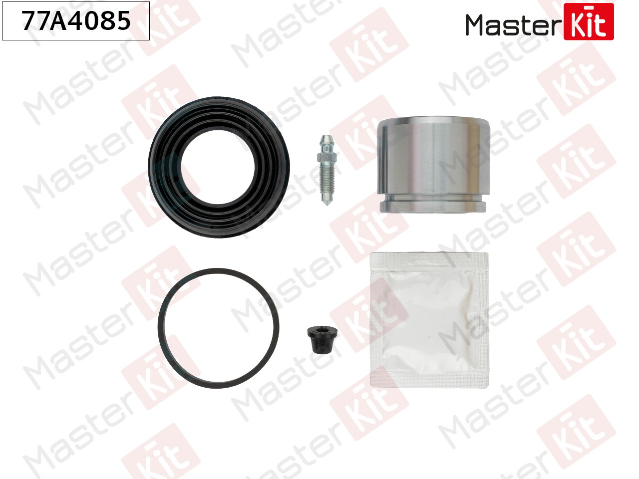 Ремкомплект тормозного суппорта + поршень - Master KiT 77A4085