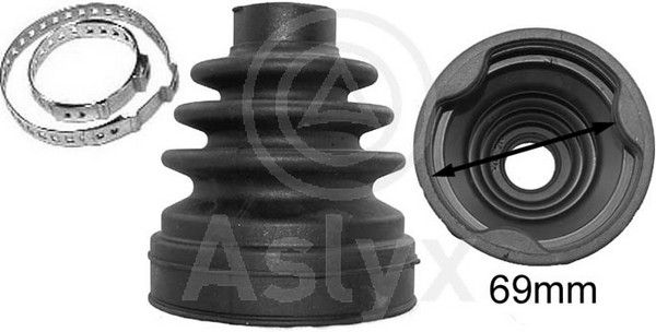 Комплект пыльника, приводной вал - Aslyx AS-501452
