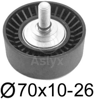 Паразитный / ведущий ролик, поликлиновой ремень - Aslyx AS-521157