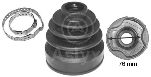 Комплект пыльника, приводной вал - Aslyx AS-200505