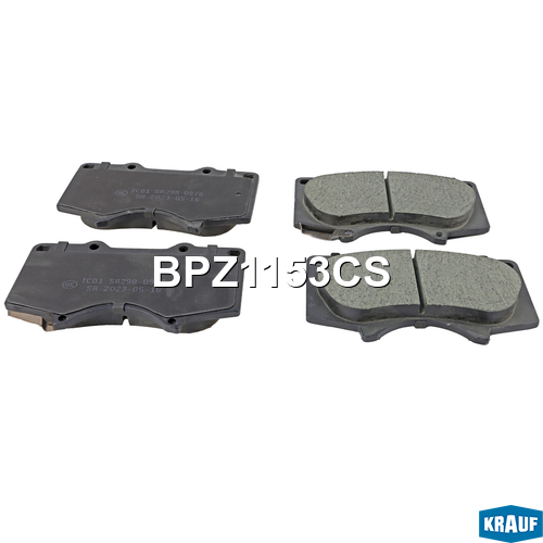 Колодки тормозные - Krauf BPZ1153CS