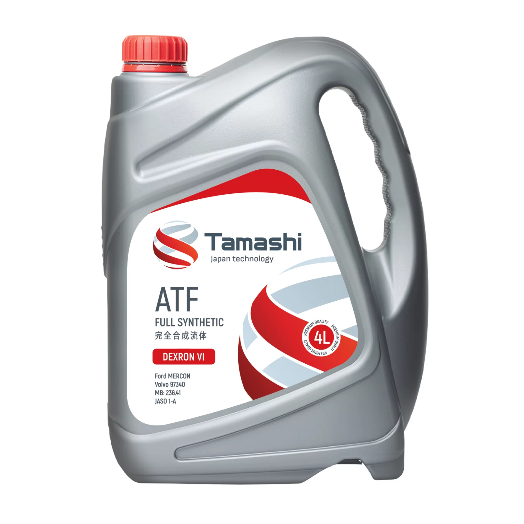 Масло трансмиссионное 4Л ATF dexron VI (ford mercon, MB 236.41) - TAMASHI ATFTDEX4