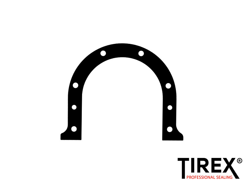 Прокладка задней крышки блока цилиндров - Tirex AS01150