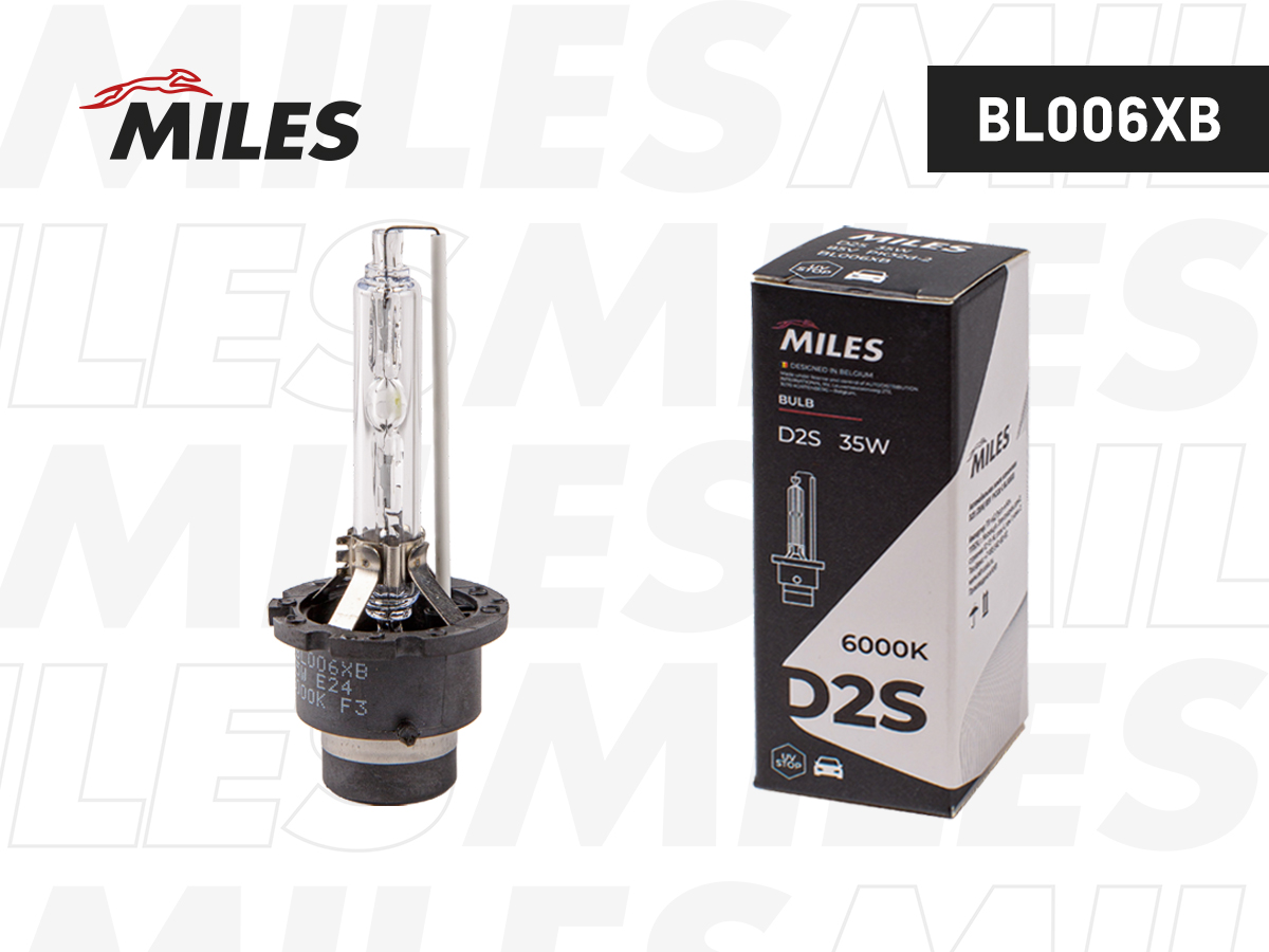 Лампа D2S 85V 35W P32d-2 6000k xenon - Miles BL006XB