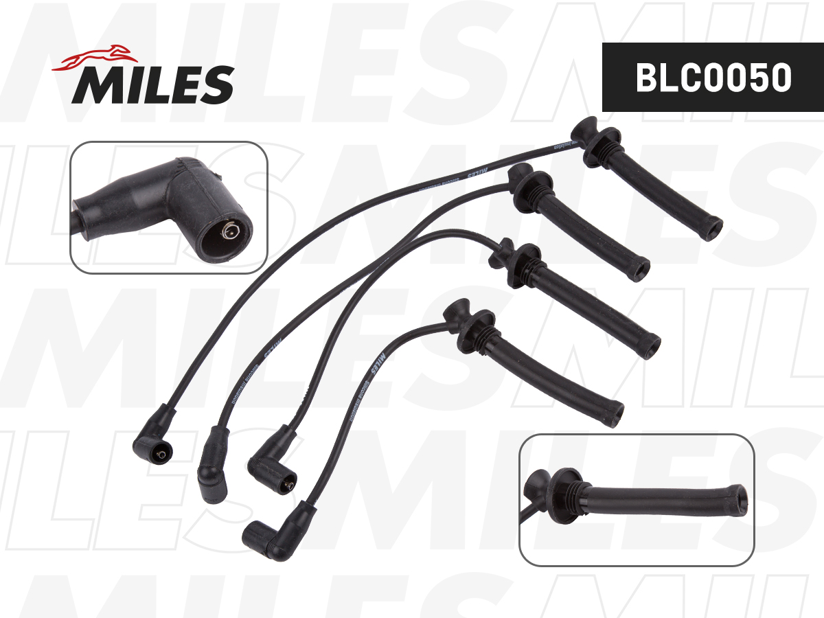 Высоковольтные провода зажигания audi a4/a6/a8, VW Passat - Miles BLC0050