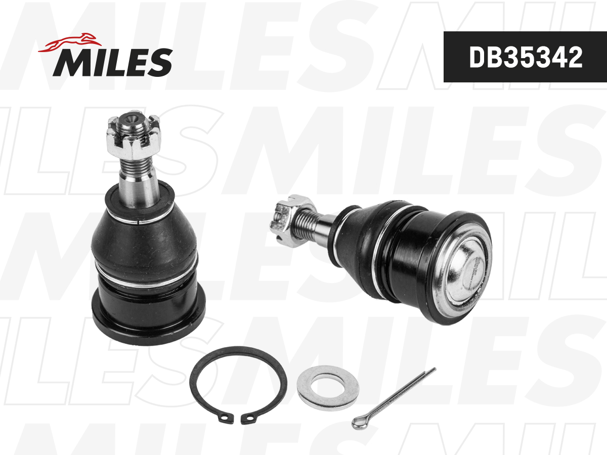 Опора шаровая chrysler voyager/dodge caravan 01-07 нижн.лев/прав. | перед | - Miles DB35342