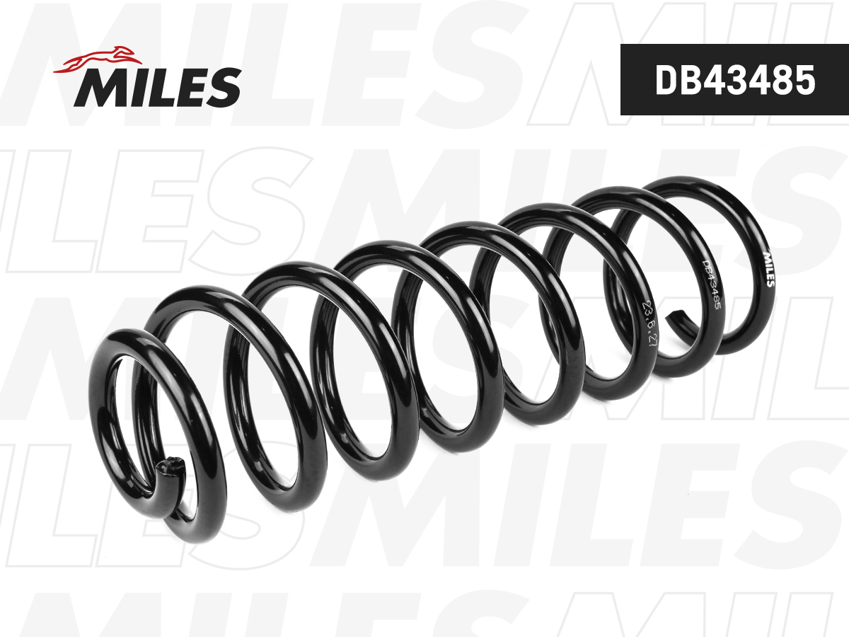 Пружина подвески renault megane III / fluence 10- задняя - Miles DB43485