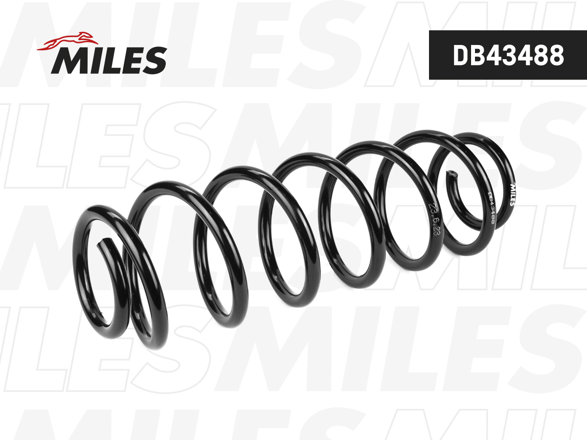 Пружина подвески VW polo 01- задняя - Miles DB43488