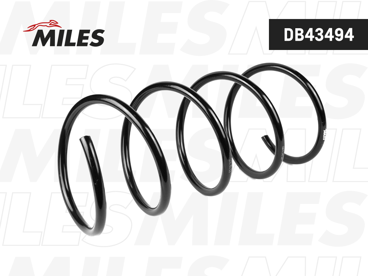 Пружина подвески MB c(w203) 180k/200k/230k/240/280/200cdi 00-07 передняя - Miles DB43494