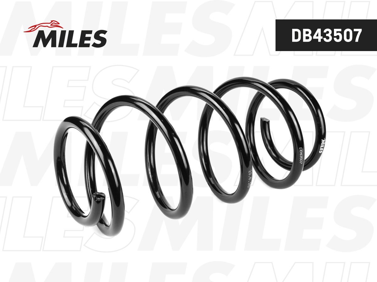 Пружина подвески opel zafira 1.6/1.8 16V 99-05 передняя - Miles DB43507