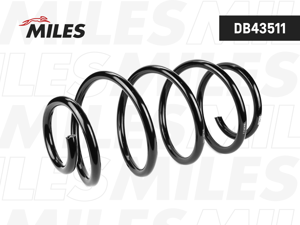 Пружина подвески VW sharan 2.0/1.9tdi 95- передняя - Miles DB43511