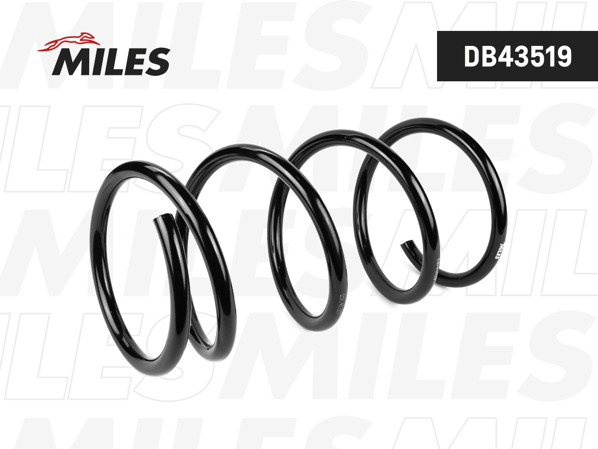 Пружина подвески mitsubishi outlander/peugeot 4007 11/06- AUT передняя - Miles DB43519