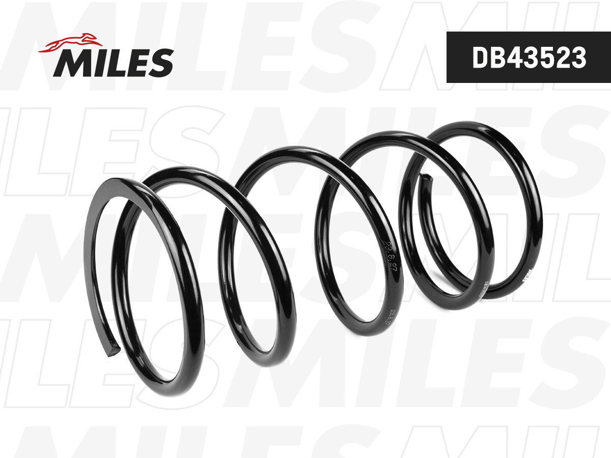 Пружина подвески hyundai santa FE 2.0CRDi/2.4/2.7 2wd/4wd 01- передняя - Miles DB43523