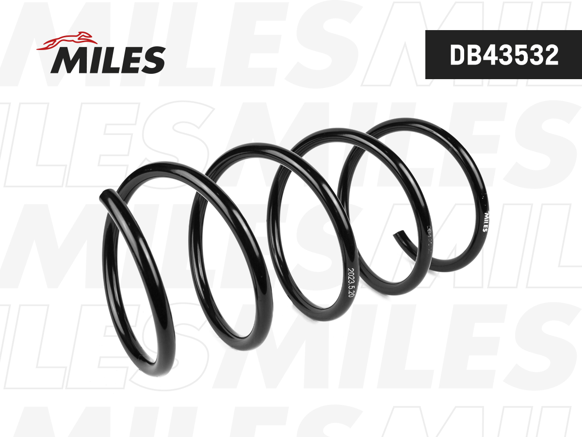 Пружина подвески MB a(w168) 160cdi/170cdi/190/210 -04 передняя - Miles DB43532