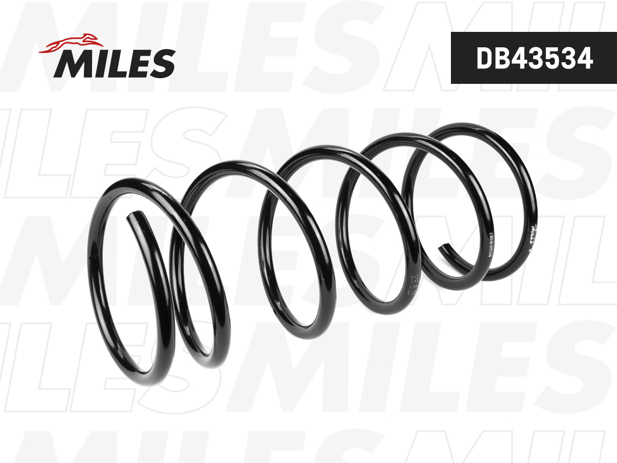 Пружина подвески ford focus 1.8DI/1,8TD/1.8TDCi 98-04 передняя - Miles DB43534