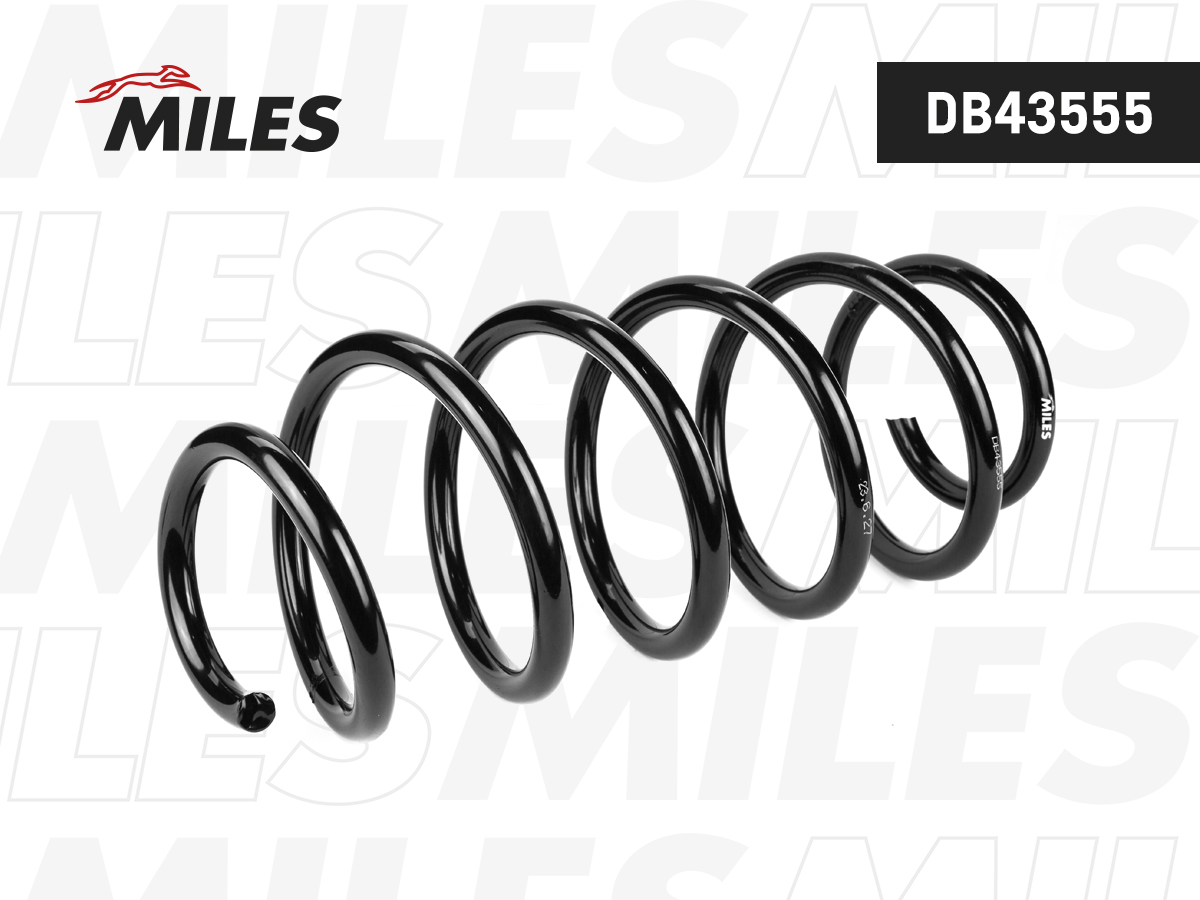 Пружина подвески VW caddy 1,9tdi/2,0sdi/2,0tdi 3/04- передняя - Miles DB43555