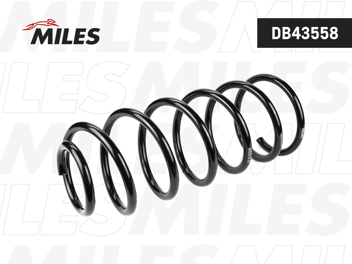 Пружина подвески VW golf IV 1.4/1.6 -03 передняя - Miles DB43558